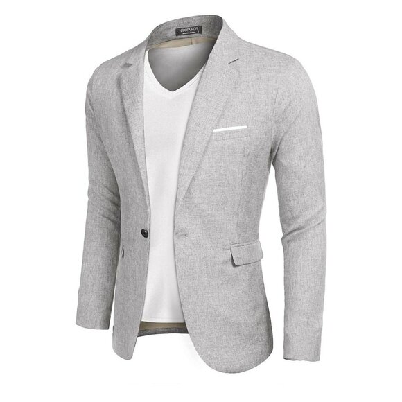 COOFANDY Men's Casual Suit Blazer Jackets Lightweight Sports Coats, Medium
